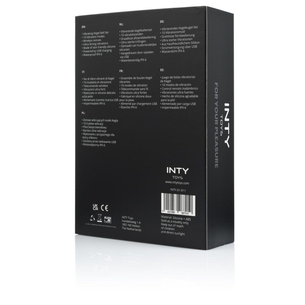 Kulki Kegla wibrujące INTY Toys Blaze z pilotem 10 trybów USB