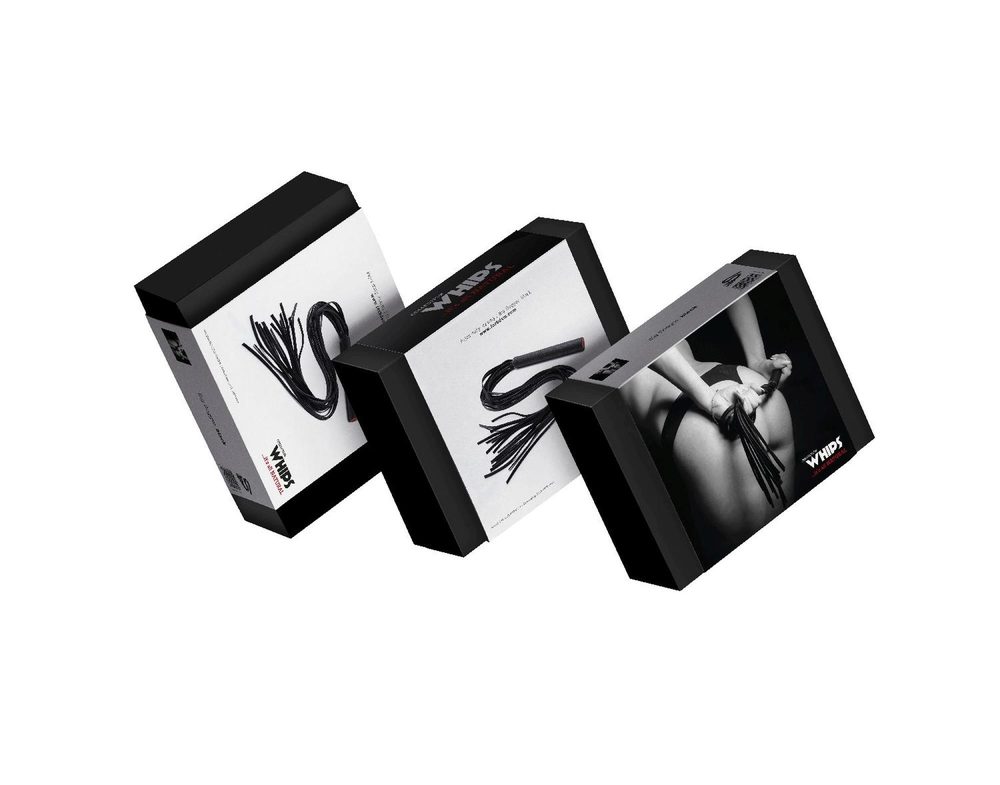Pejcz Whips Collection duży czarny 80 cm