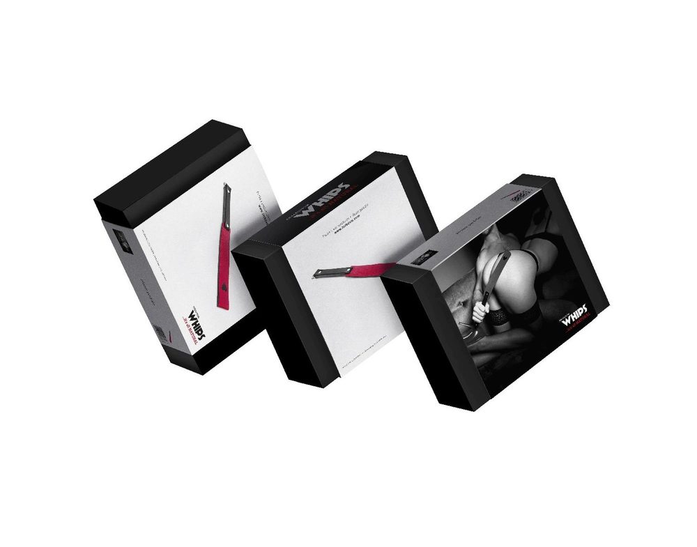 Pejcz z packą serduszko Whips Collection 38 cm