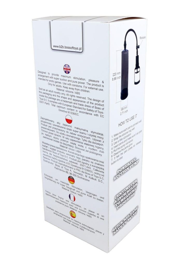 Pompka próżniowa Powerpump MAX B-Series Power czarna