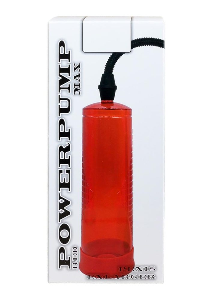 Pompka próżniowa silikonowa Powerpump MAX czerwona