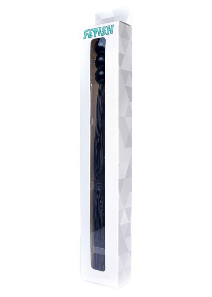 Pejcz silikonowy Fetish B Series czarny 25 cm
