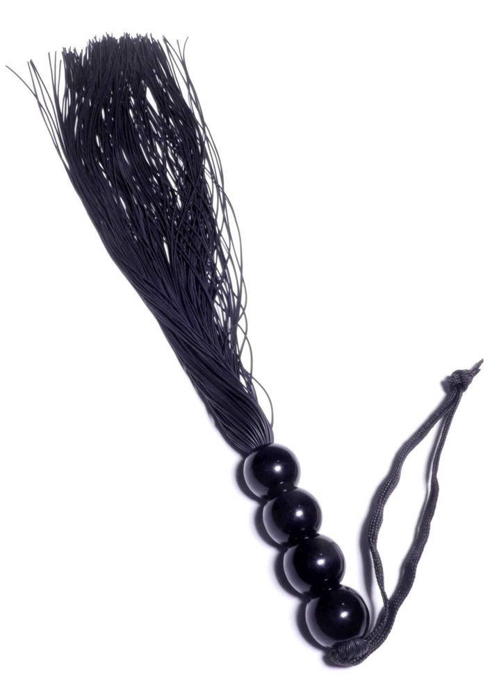 Pejcz silikonowy Fetish B Series czarny 36 cm