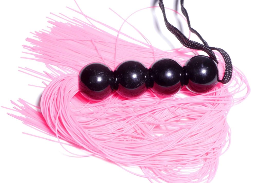 Pejcz silikonowy Fetish B Series różowy 36 cm