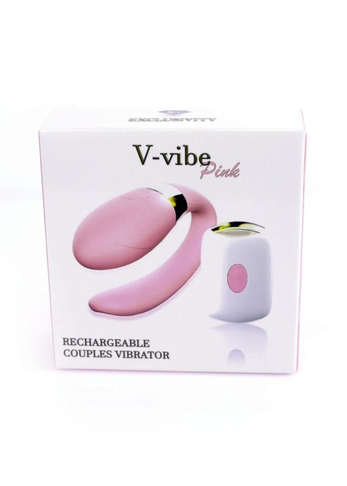 Stymulator V Vibe różowy silikonowy USB z pilotem B Series Smart