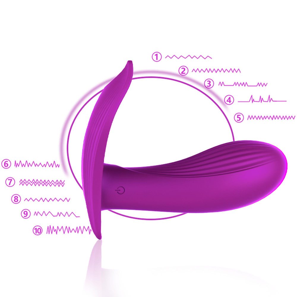 Stymulator majtkowy silikonowy USB 10 funkcji z ogrzewaniem B Series Fox