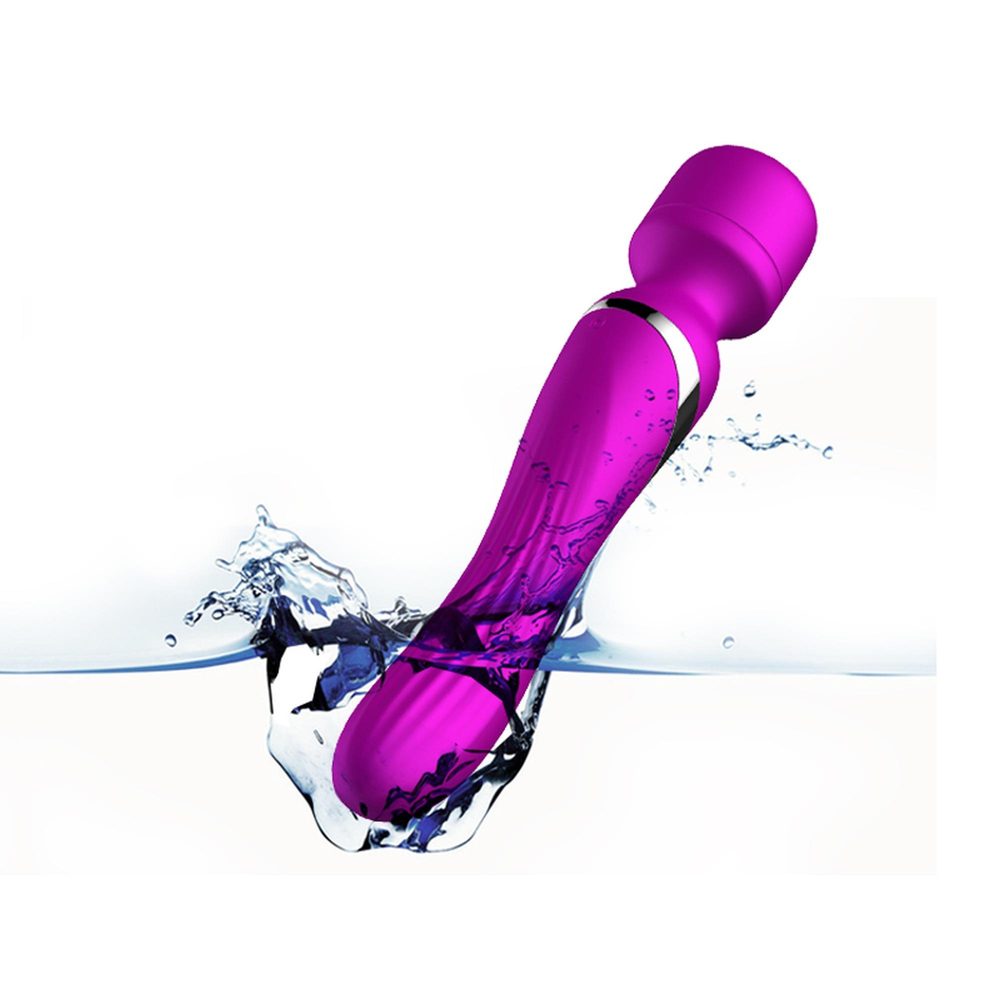 Stymulator silikonowy podwójny B Series Fox fioletowy USB