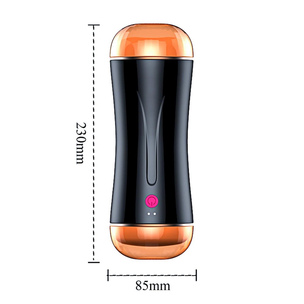 Dwustronny wibrujący masturbator B Series Fox USB