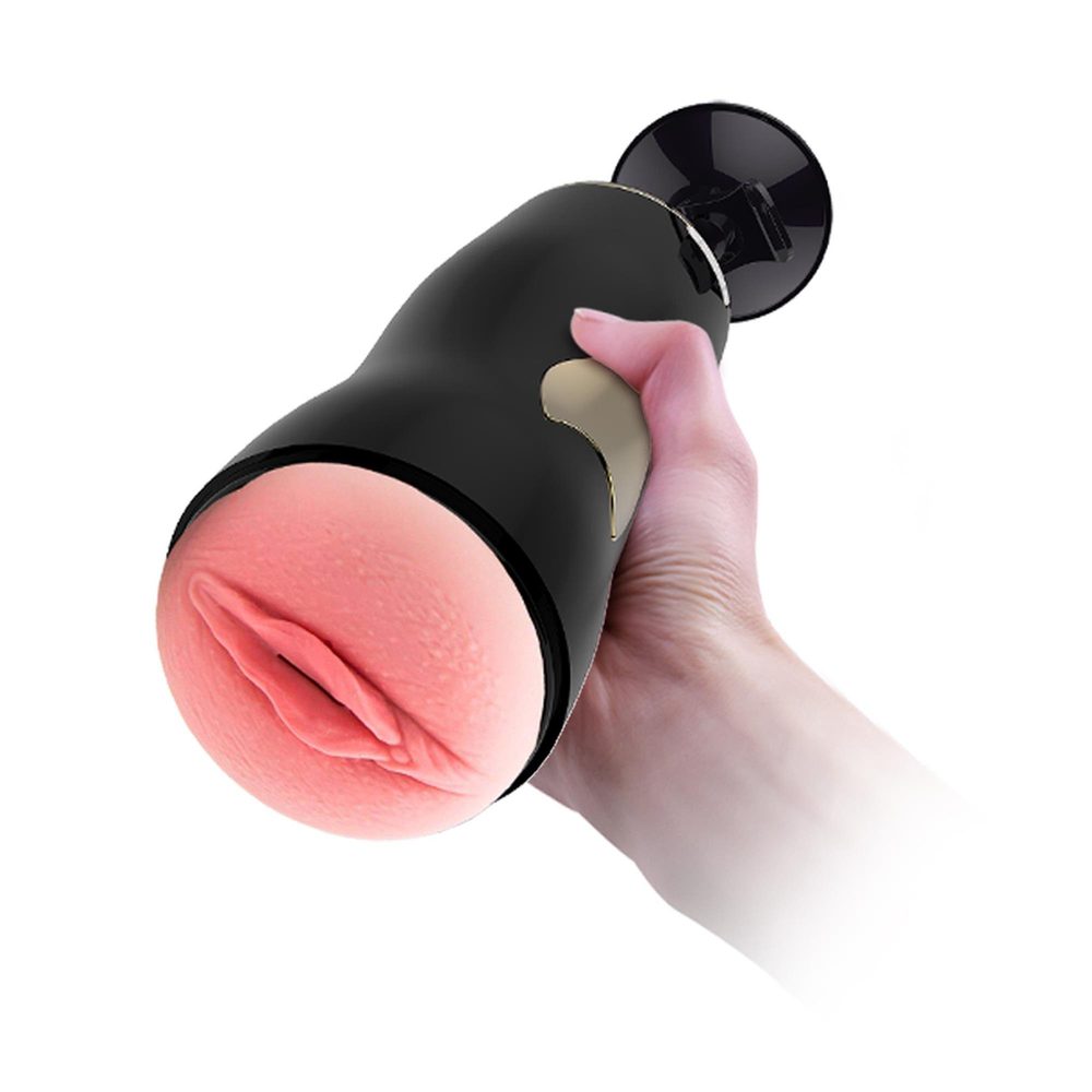 Dwustronny masturbator z wibracją B Series Fox czarny USB