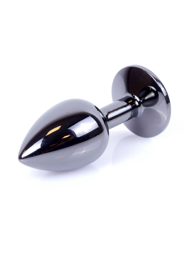 Biżuteria analna stalowa z czerwonym diamentem HeavyFun 7 cm
