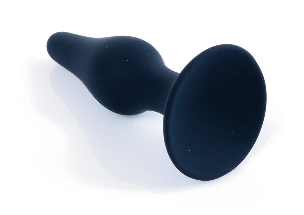 Korek analny silikonowy HeavyFun czarny 12,5 cm