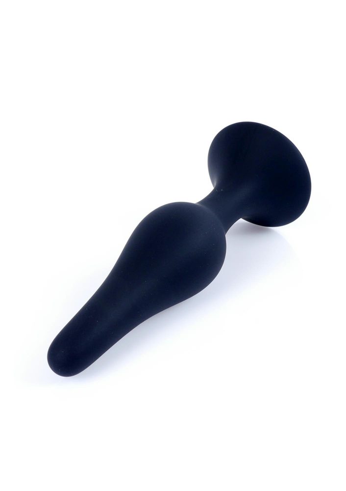Korek analny silikonowy HeavyFun czarny 12,5 cm