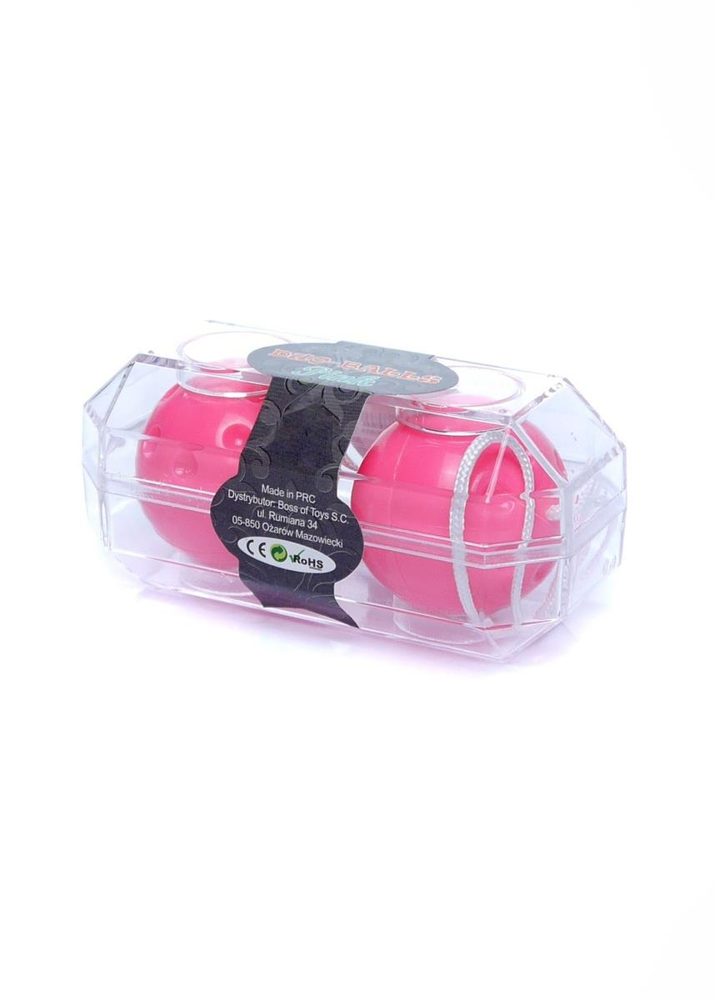 Kulki gejszy dyskretne duo B Series EasyLove różowe 21 cm