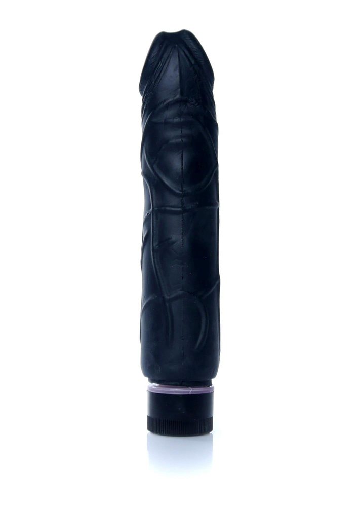 Wibrator realistyczny Cyber Skóra EasyLove czarny 22 cm