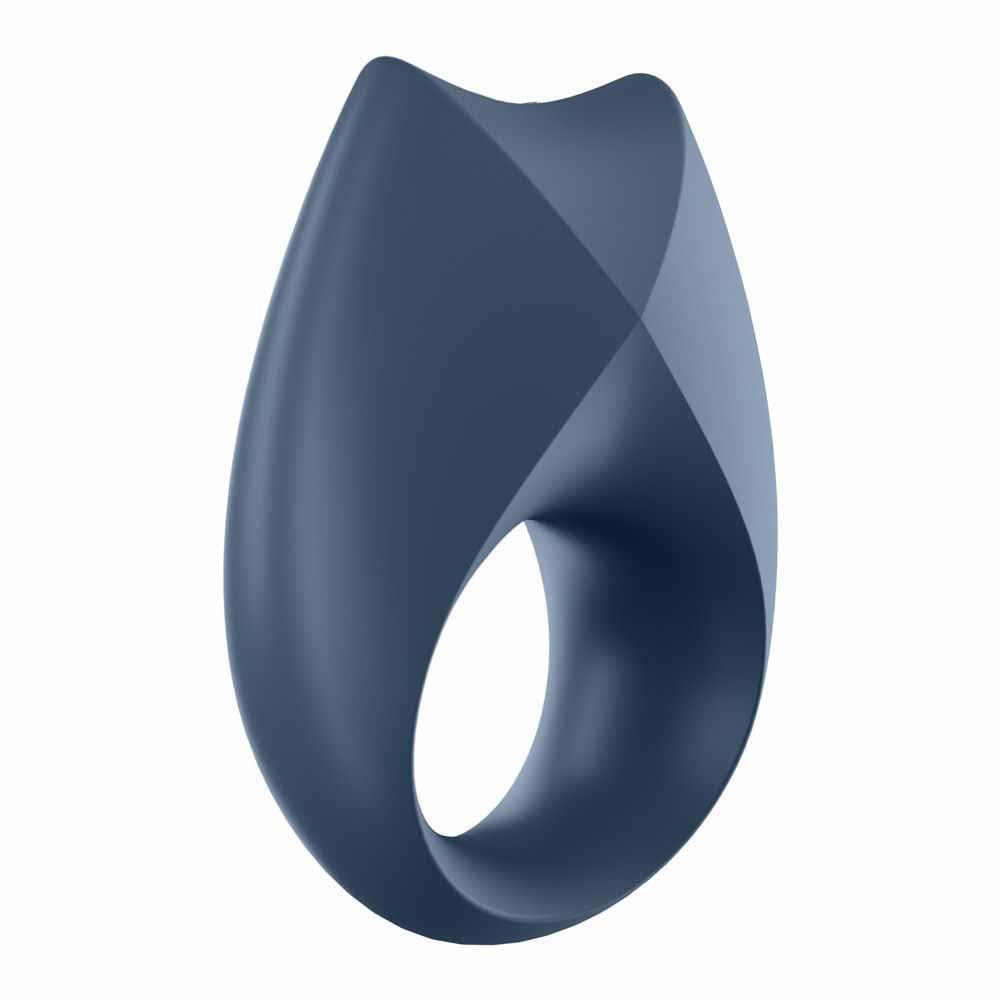 Pierścień wibrujący Satisfyer Royal One niebieski z stymulacją łechtaczki