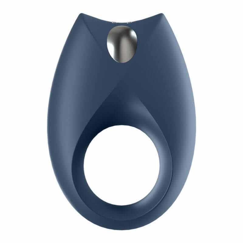 Pierścień wibrujący Satisfyer Royal One niebieski z stymulacją łechtaczki