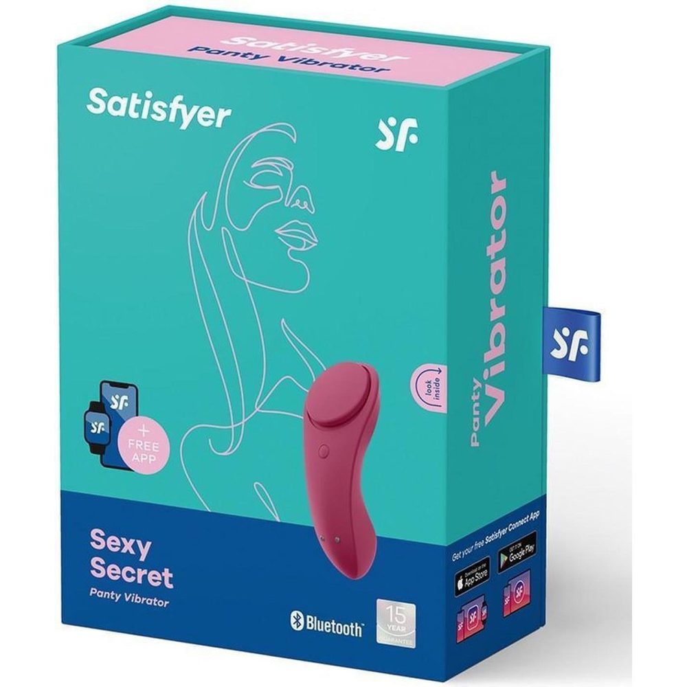 Stymulator łechtaczki Satisfyer Sexy Secret do majtek czerwony