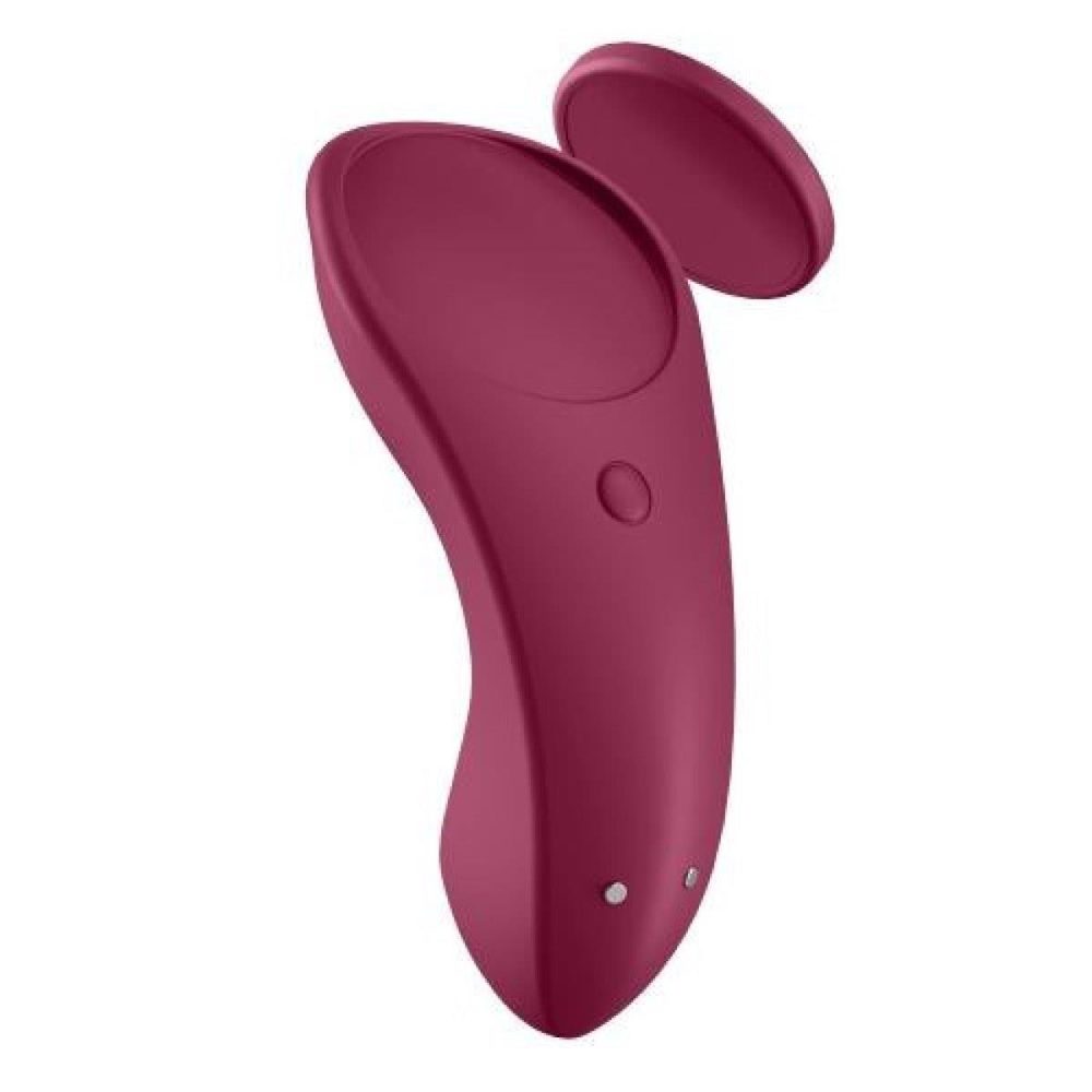 Stymulator łechtaczki Satisfyer Sexy Secret do majtek czerwony