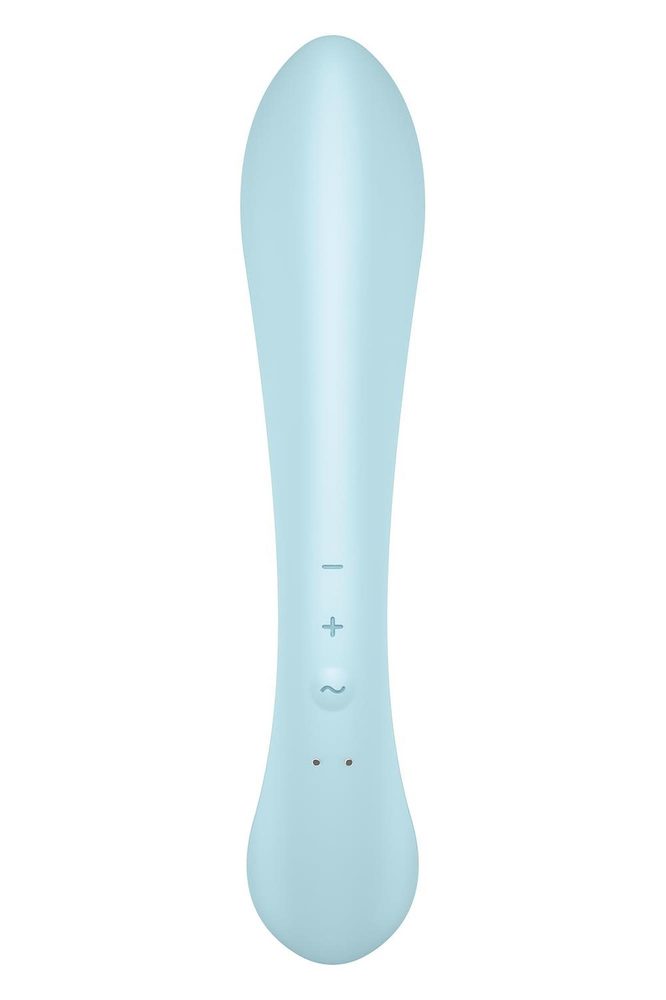 Wibrator króliczek Satisfyer Triple Oh jasnoniebieski USB wodoodporny