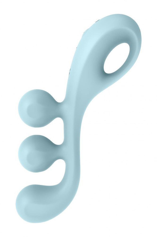Stymulator Satisfyer Tri Ball 2 jasnoniebieski silikonowy USB