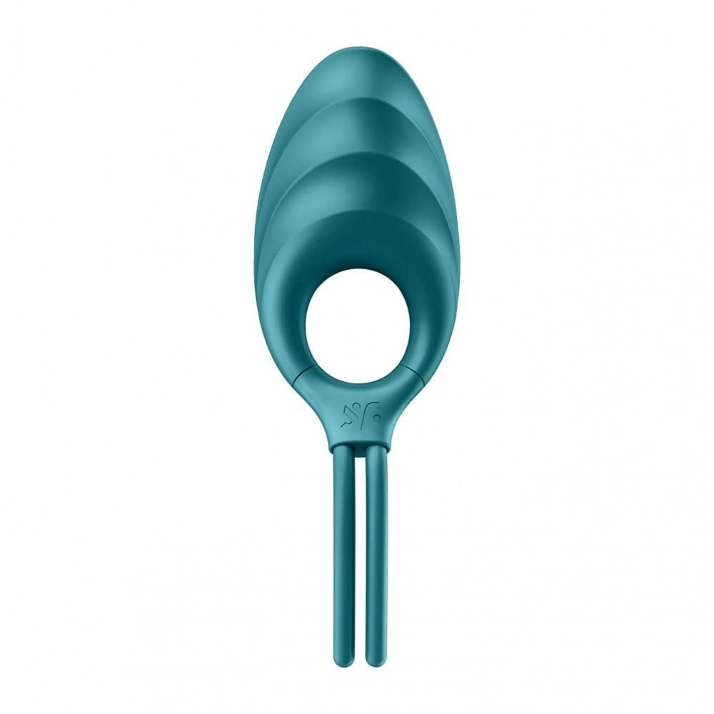 Pierścień wibrujący Satisfyer Swordsman zielony kamuflaż USB