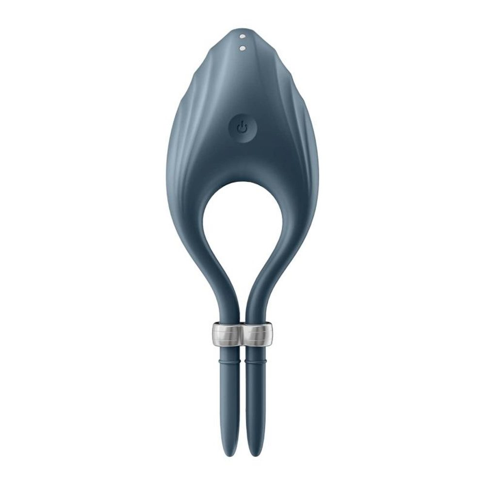 Pierścień erekcyjny wibrujący regulowany Satisfyer Duelist ciemnoniebieski