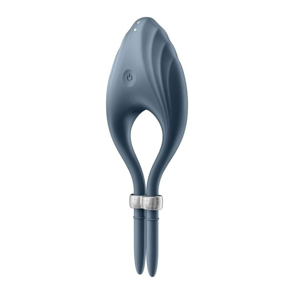 Pierścień erekcyjny wibrujący regulowany Satisfyer Duelist ciemnoniebieski