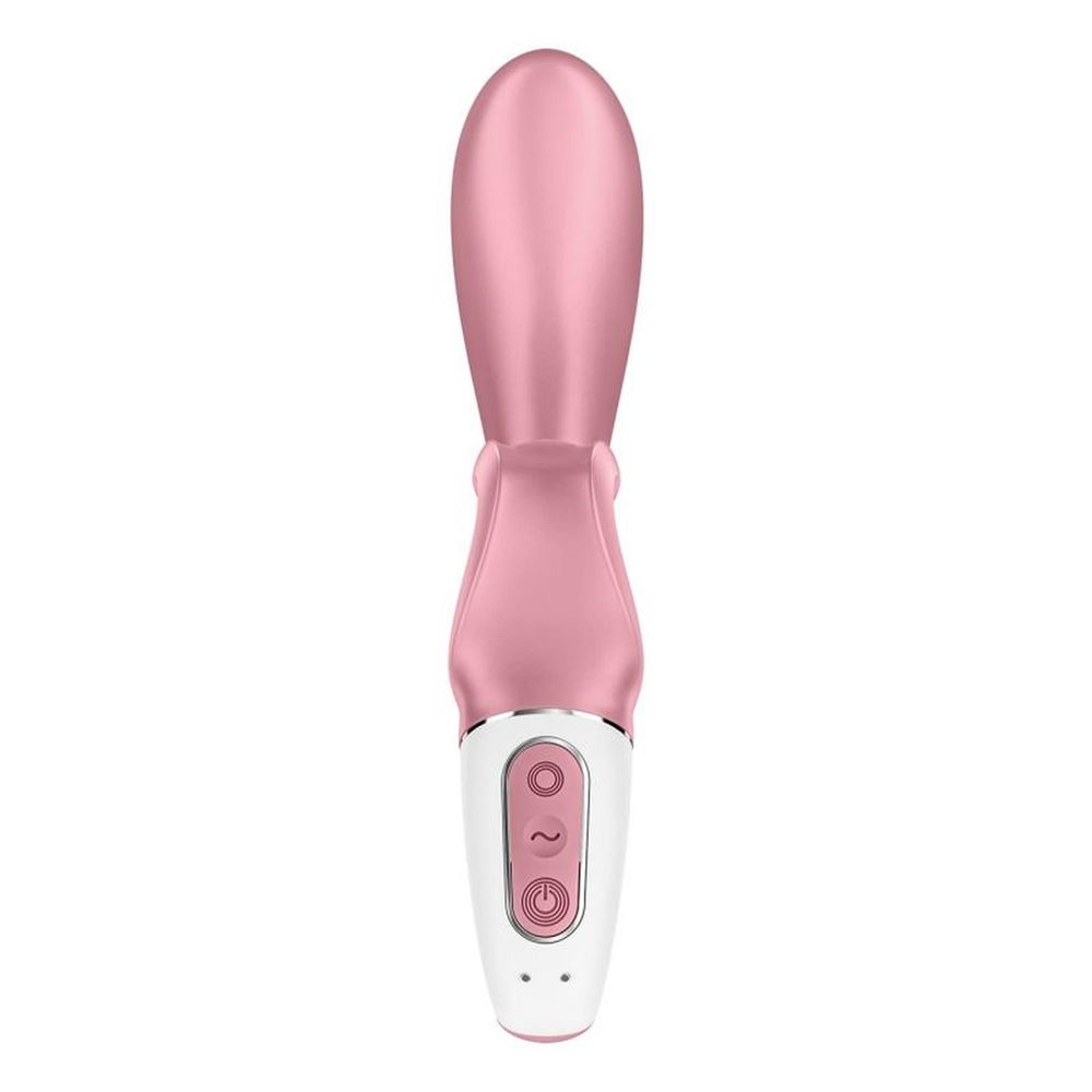 Wibrator punktu G Satisfyer Hug Me różowy silikonowy z aplikacją USB