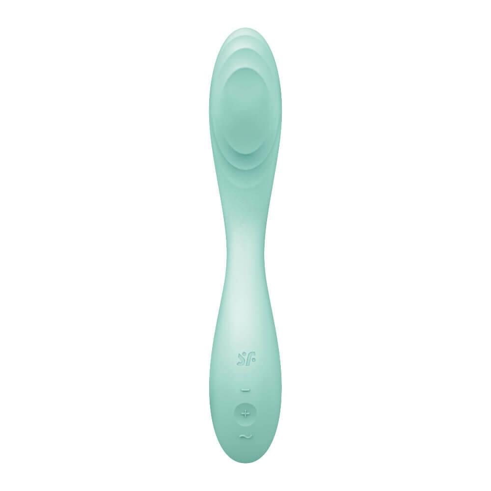Wibrator punktu G Satisfyer Rolling Pleasure miętowy 22 cm USB