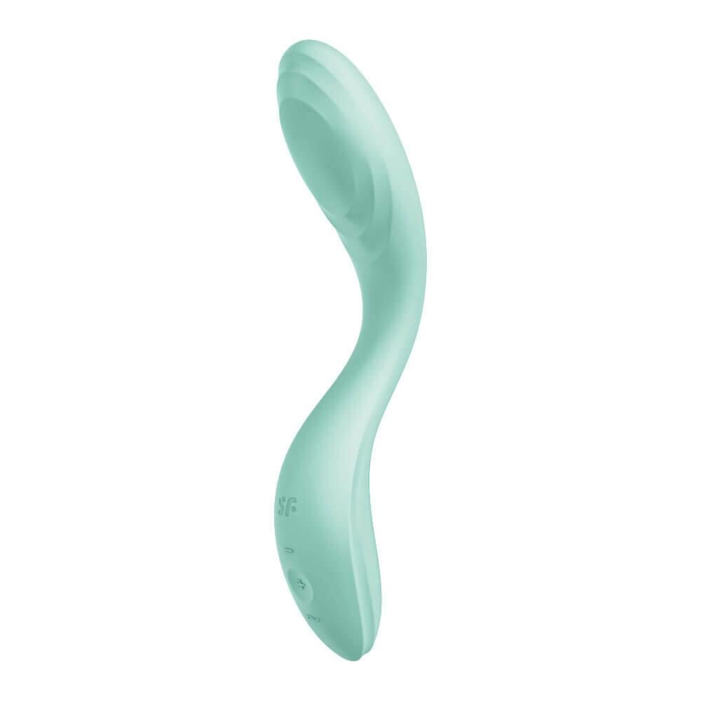 Wibrator punktu G Satisfyer Rolling Pleasure miętowy 22 cm USB
