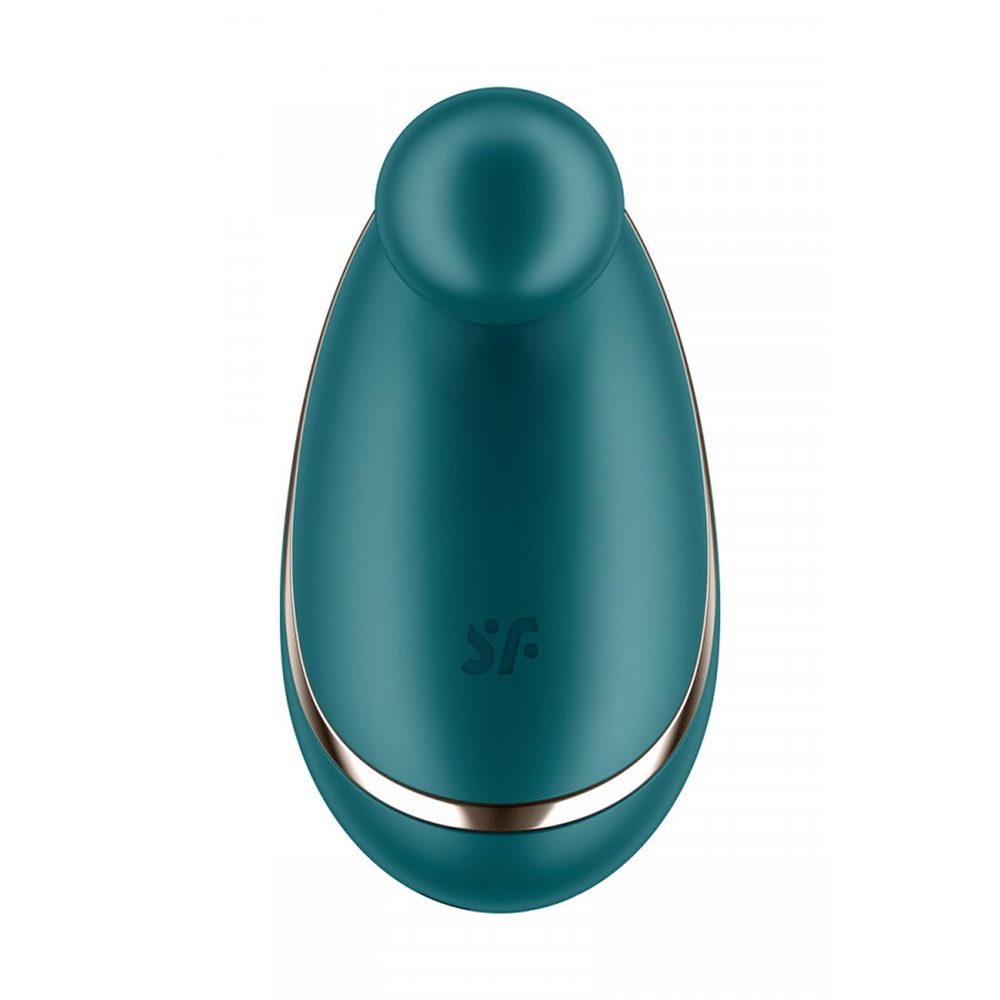 Stymulator łechtaczki mini silikonowy Satisfyer Spot On 1 zielony USB 7.5cm