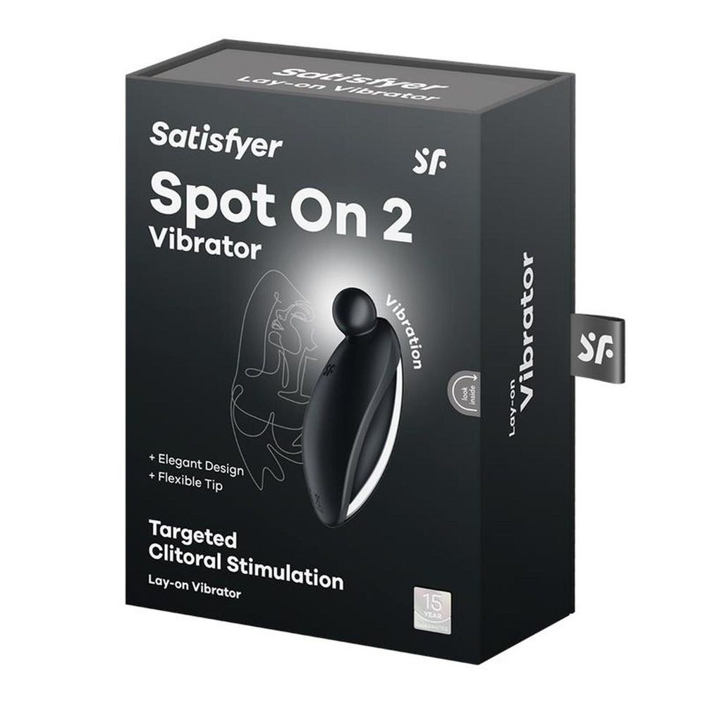 Wibrator silikonowy Satisfyer Spot On 2 czarny USB