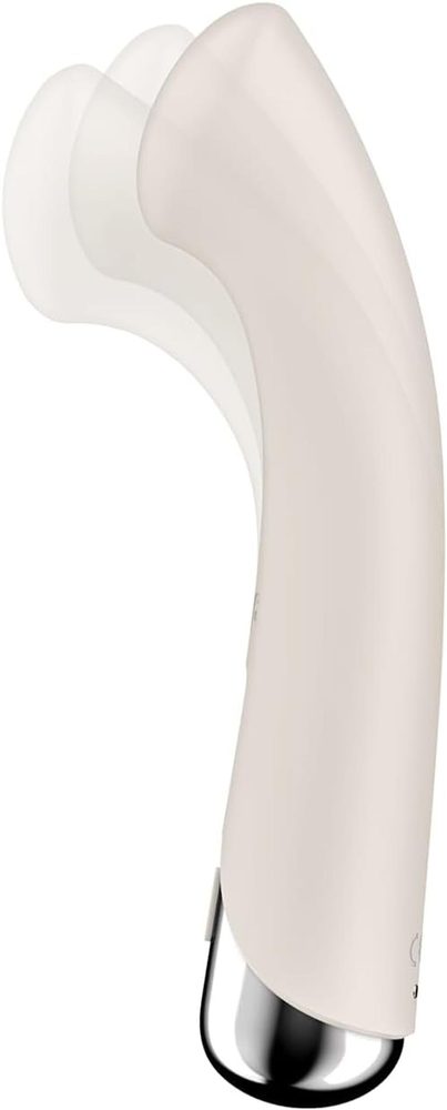 Wibrator punktu G obrotowy Satisfyer Spinning G-Spot 1 beżowy USB