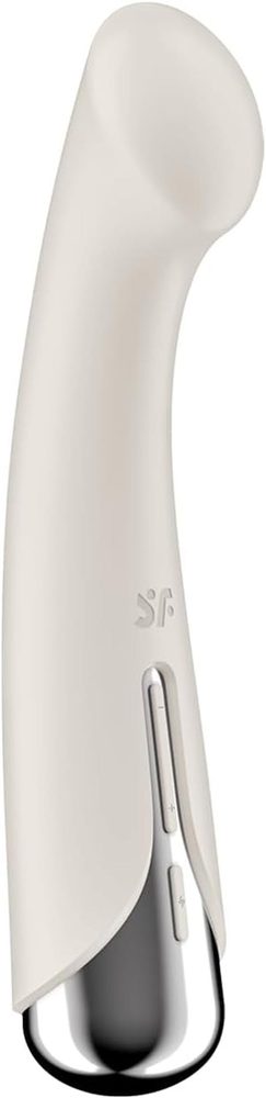 Wibrator punktu G obrotowy Satisfyer Spinning G-Spot 1 beżowy USB