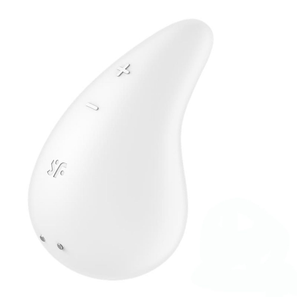 Mini wibrator silikonowy Satisfyer Dew Drop biały