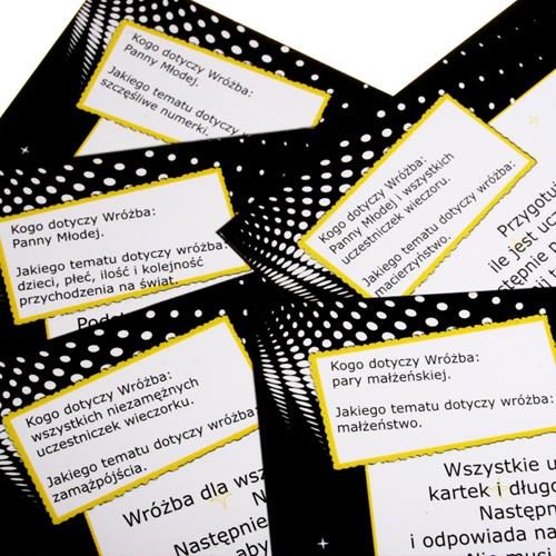 Imprezowa gra Wróżby Panieńskie Grajmy Razem