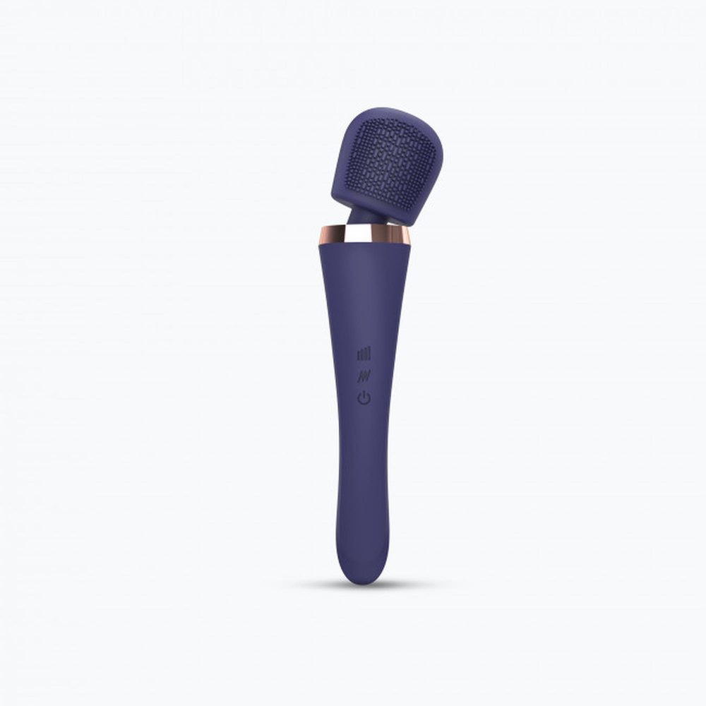 Masażer różdżkowy Brush Crush Love to Love indygo USB 25 cm
