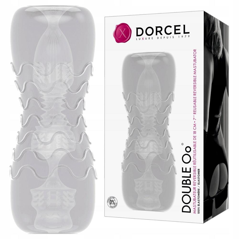 Dwustronny masturbator Double Oo Dorcel 18 cm