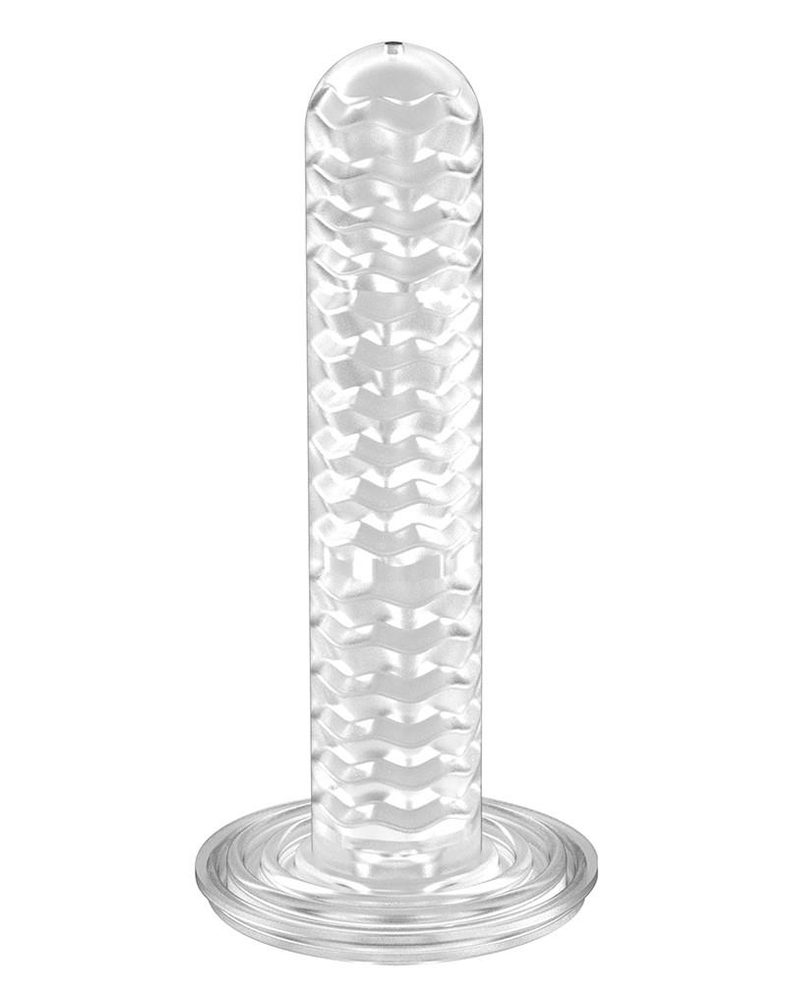 Masturbator silikonowy kropkowany Sexpresso Dorcel 20 cm wodoodporny