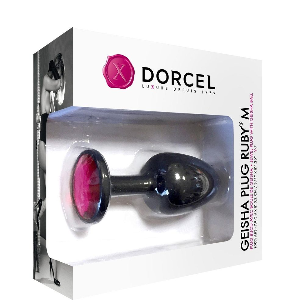 Korek analny Geisha Plug Ruby Dorcel z kulką