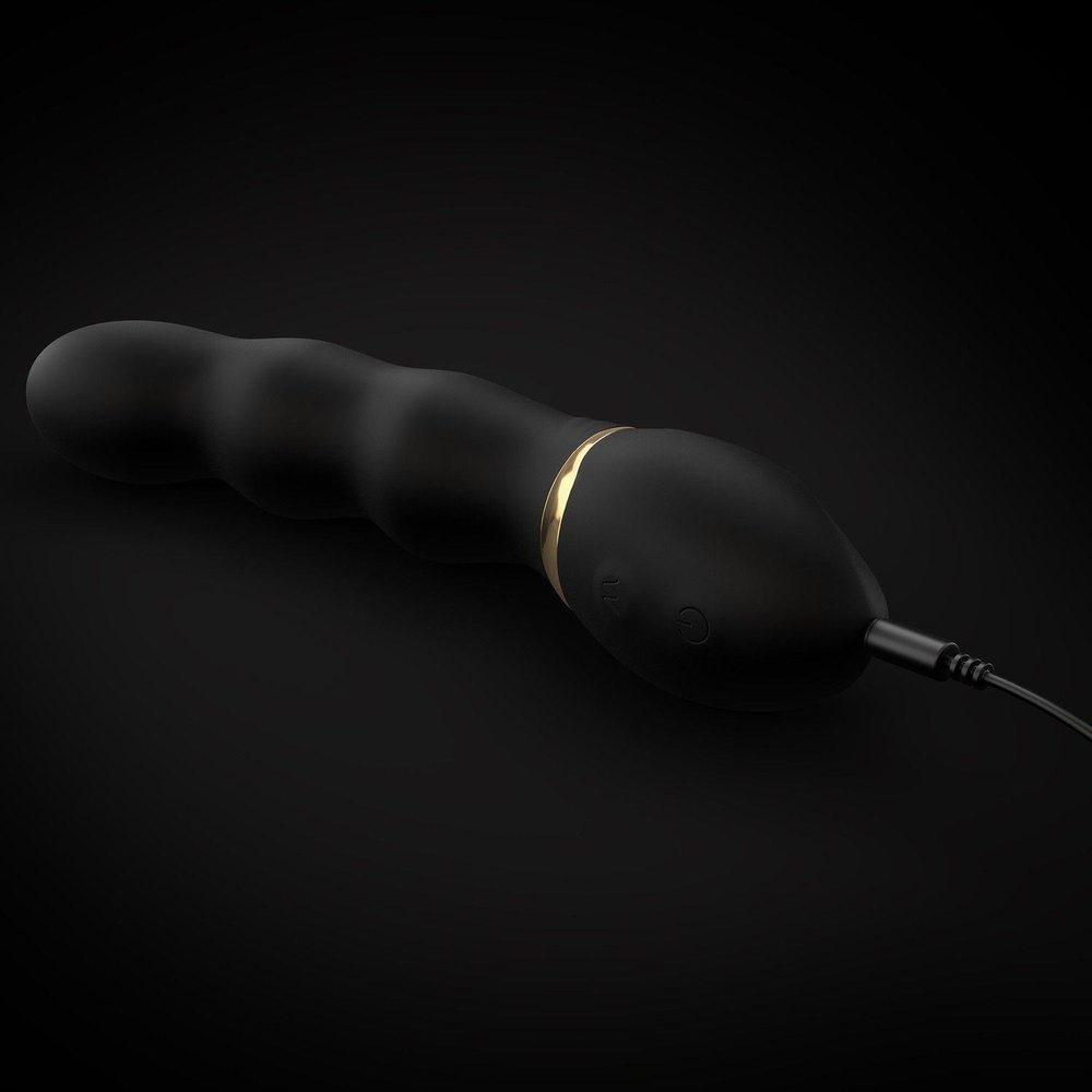 Wibrator punktu G Dorcel Too Much 2.0 z 3 silnikami czarny USB 22 cm