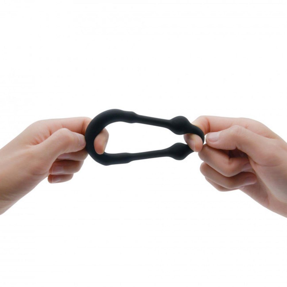 Pierścień erekcyjny silikonowy Stronger Ring Dorcel z metalowymi wypustkami