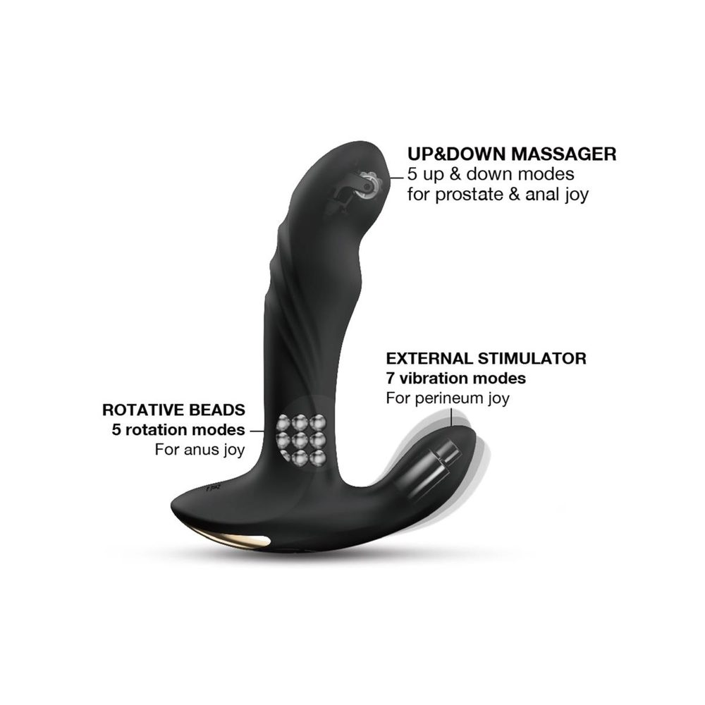 Masażer prostaty Dorcel Multi P Joy z pilotem silikonowy USB
