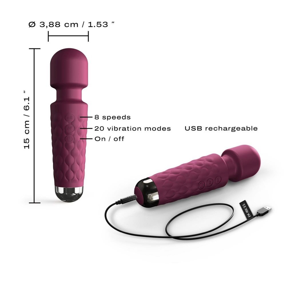 Mini wibrator Dorcel Wanderful fioletowy USB