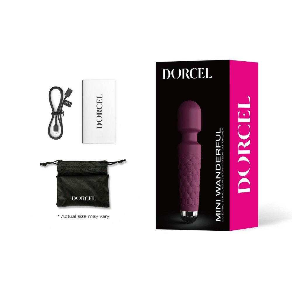 Mini wibrator Dorcel Wanderful fioletowy USB