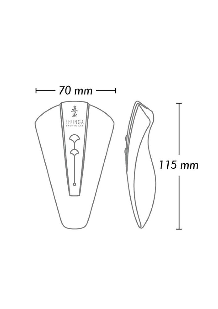 Stymulator łechtaczki Shunga Obi różowy silikonowy USB 11 cm