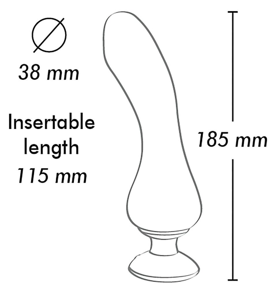 Wibrator punktu G silikonowy Shunga Sanya malinowy USB 18,5 cm