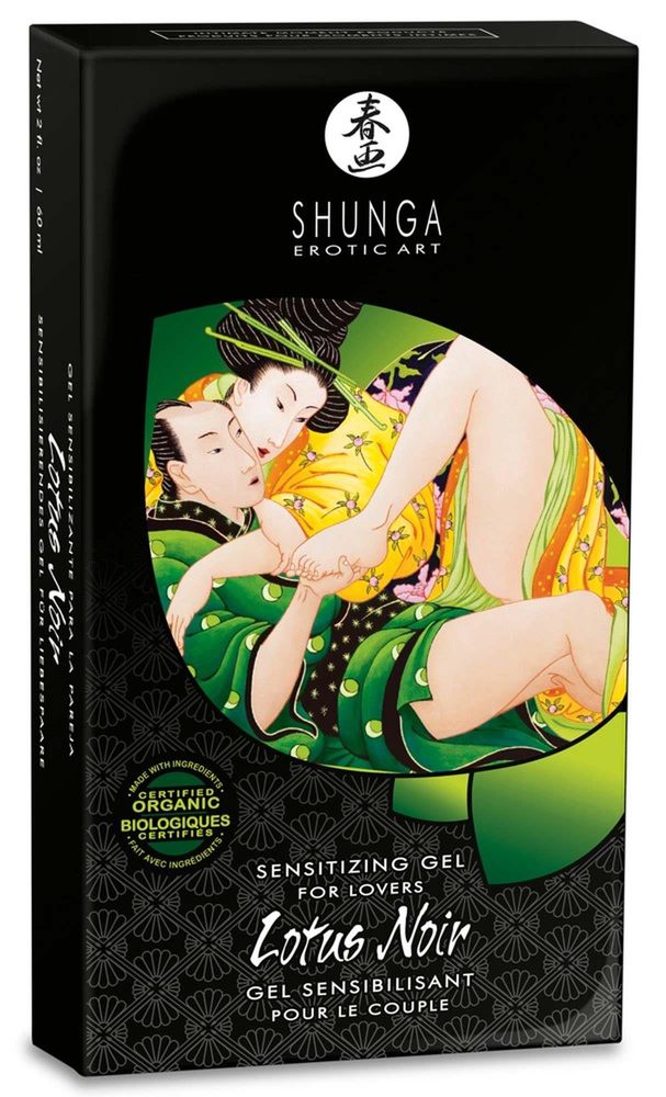Żel chłodzący stymulujący Shunga Lotus Noir 60ml