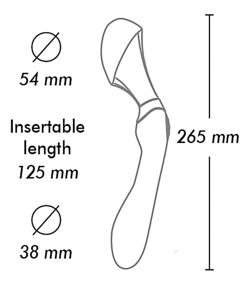 Wibrator Shunga ZOA malinowy silikonowy USB 27 cm