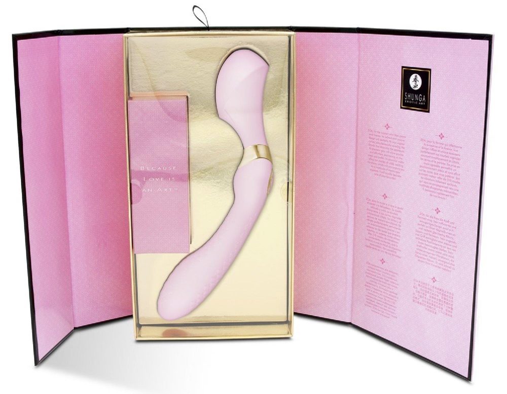 Masażer intymny Shunga Zoa silikonowy różowy 27 cm USB